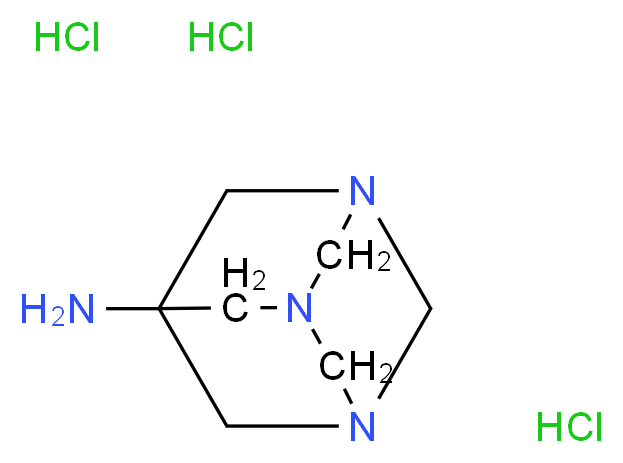 7-Amino-1,3,5-triazatricyclo[3.3.1.13,7]decane trihydrochloride_分子结构_CAS_)