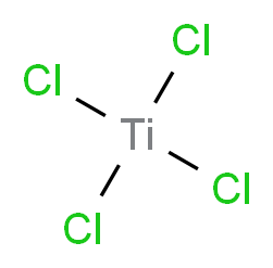 Titanium tetrachloride_分子结构_CAS_7550-45-0)