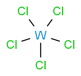 pentachlorotungsten_分子结构_CAS_13470-14-9