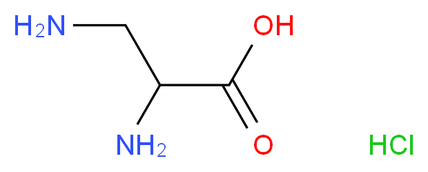 2,3-Diaminopropanoic acid hydrochloride_分子结构_CAS_54897-59-5)