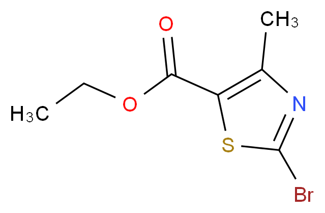 Ethyl 2-bromo-4-methyl-1,3-thiazole-5-carboxylate_分子结构_CAS_22900-83-0)