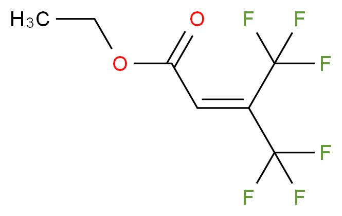 Ethyl 4,4,4-trifluoro-3-(trifluoromethyl)crotonate_分子结构_CAS_1513-60-6)