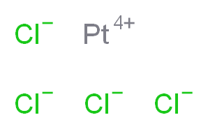 platinum(4+) ion tetrachloride_分子结构_CAS_13454-96-1