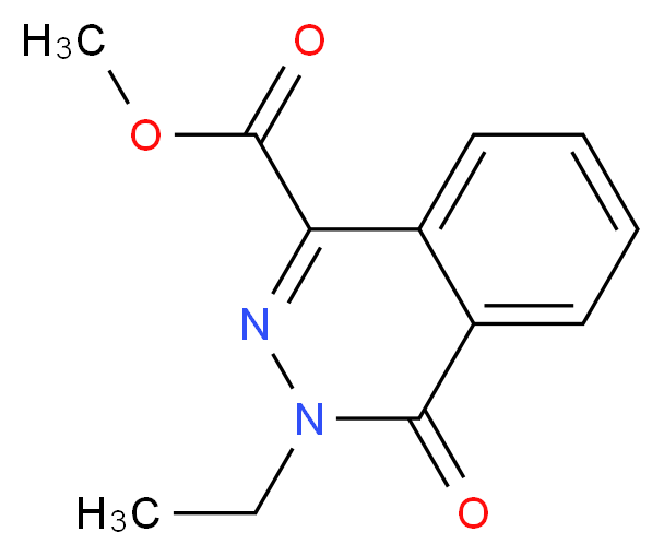 3-Ethyl-4-oxo-3,4-dihydro-phthalazine-1-carboxylic acid methyl ester_分子结构_CAS_16015-53-5)