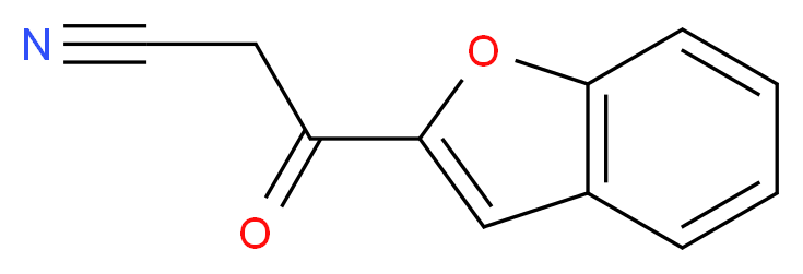 3-(1-benzofuran-2-yl)-3-oxopropanenitrile_分子结构_CAS_5149-69-9