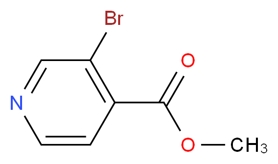 Methyl 3-bromoisonicotinate_分子结构_CAS_59786-31-1)