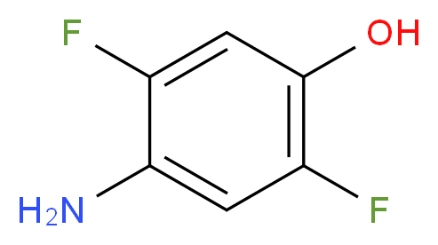 4-Amino-2,5-difluorophenol_分子结构_CAS_120103-19-7)