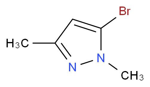 5-Bromo-1,3-dimethyl-1H-pyrazole_分子结构_CAS_5744-70-7)