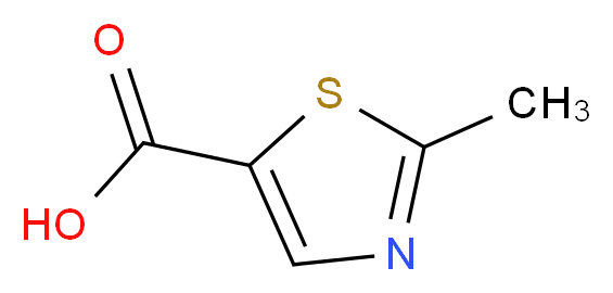 2-Methyl-1,3-thiazole-5-carboxylic acid_分子结构_CAS_40004-69-1)