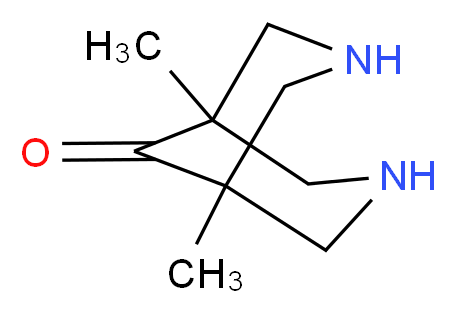 1,5-dimethyl-3,7-diazabicyclo[3.3.1]nonan-9-one_分子结构_CAS_80808-96-4)