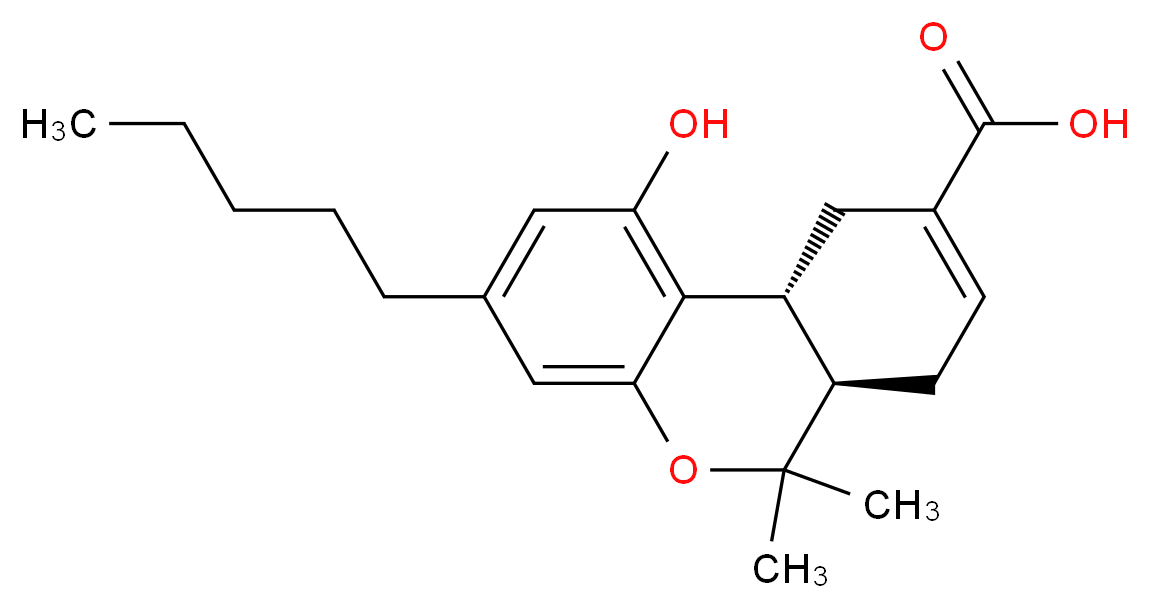 Δ8-Tetrahydro Cannabinol-11-oic Acid_分子结构_CAS_39690-06-7)