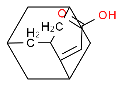 tricyclo[3.3.1.1~3,7~]dec-2-ylideneacetic acid_分子结构_CAS_25220-07-9)