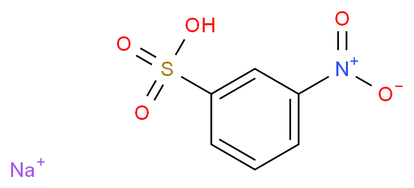 3-Nitrobenzenesulfonic acid sodiuM salt_分子结构_CAS_127-68-4)