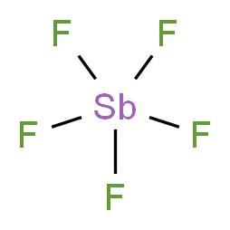 石墨负载五氟化锑_分子结构_CAS_7783-70-2)