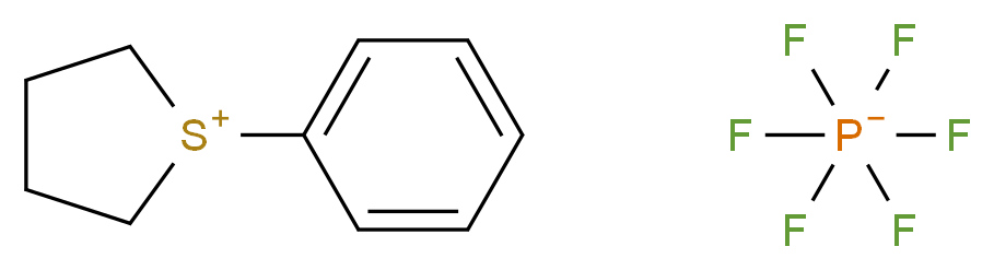 Phenyltetramethylenesulphonium hexafluorophosphate_分子结构_CAS_)