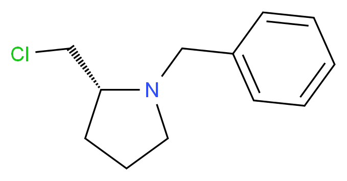 (2R)-1-benzyl-2-(chloromethyl)pyrrolidine_分子结构_CAS_1226950-67-9)