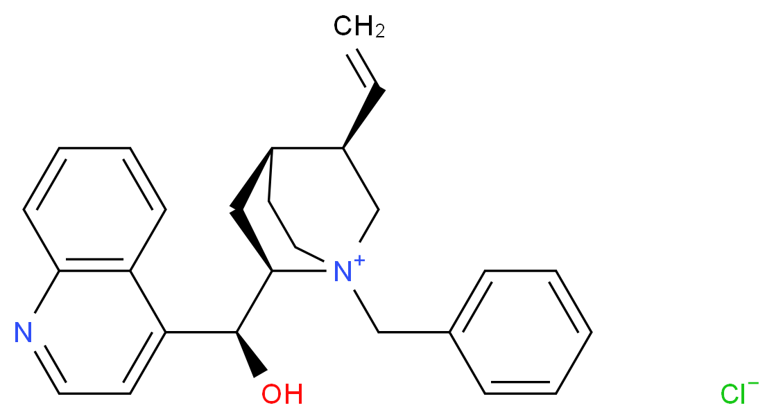 N-苄基氯化辛可宁_分子结构_CAS_69221-14-3)