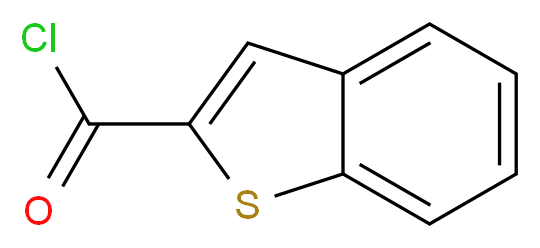 苯并[b]噻吩-2-甲酰氯_分子结构_CAS_39827-11-7)