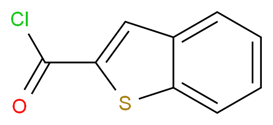 1-benzothiophene-2-carbonyl chloride_分子结构_CAS_39827-11-7