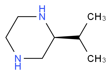 (S)-2-ISOPROPYLPIPERAZINE_分子结构_CAS_133181-64-3)