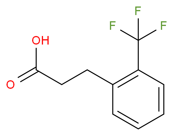 3-[2-(Trifluoromethyl)phenyl]propanoic acid_分子结构_CAS_94022-99-8)