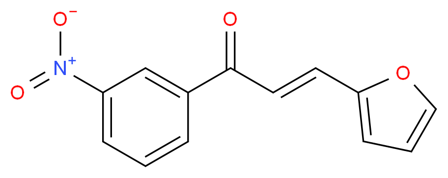 (2E)-3-(2-furyl)-1-(3-nitrophenyl)prop-2-en-1-one_分子结构_CAS_132434-55-0)