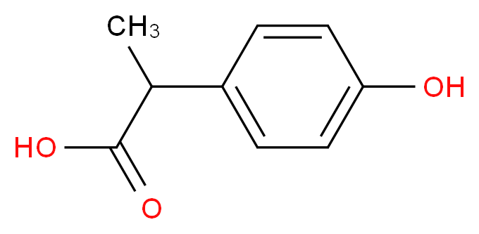 2-(4-Hydroxyphenyl)propanoic acid_分子结构_CAS_938-96-5)