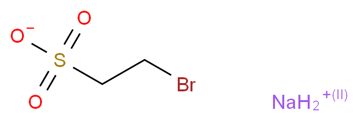 sodium 2-bromoethane-1-sulfonate_分子结构_CAS_4263-52-9