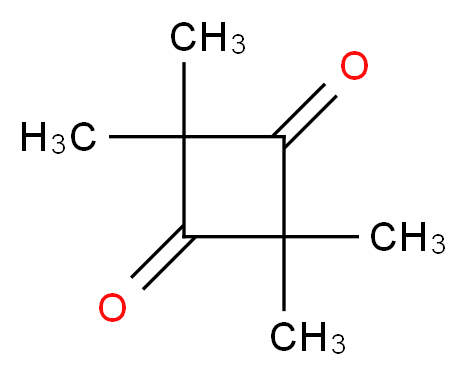 tetramethylcyclobutane-1,3-dione_分子结构_CAS_933-52-8