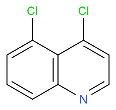 4,5-dichloroquinoline_分子结构_CAS_21617-18-5