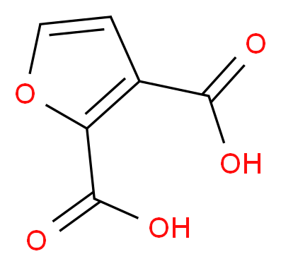 Furan-2,3-dicarboxylic acid_分子结构_CAS_4282-24-0)