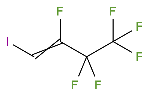 2,3,3,4,4,4-hexafluoro-1-iodobut-1-ene_分子结构_CAS_885276-45-9
