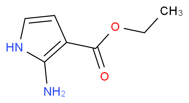 ethyl 2-amino-1H-pyrrole-3-carboxylate_分子结构_CAS_108290-86-4