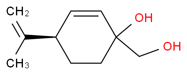 (4R)-1-Hydroxy-4-(1-methylethenyl)-2-cyclohexene-1-methanol _分子结构_CAS_1276016-63-7)