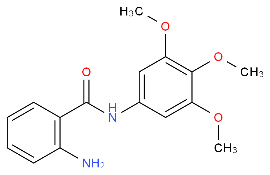 2-Amino-N-(3,4,5-trimethoxyphenyl)benzamide_分子结构_CAS_20878-51-7)