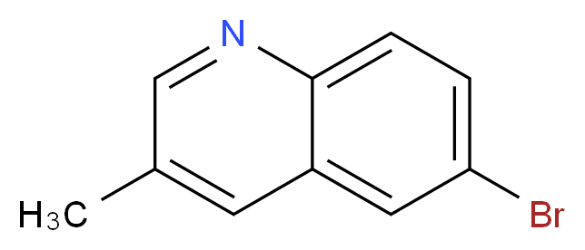 6-bromo-3-methylquinoline_分子结构_CAS_97041-63-9