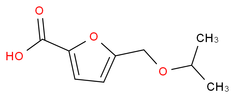 5-Isopropoxymethyl-furan-2-carboxylic acid_分子结构_CAS_)