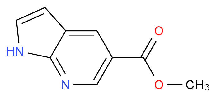 Methyl 1H-pyrrolo[2,3-b]pyridine-5-carboxylate_分子结构_CAS_849067-96-5)