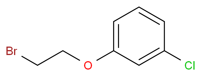 1-(2-Bromoethoxy)-3-chlorobenzene_分子结构_CAS_)