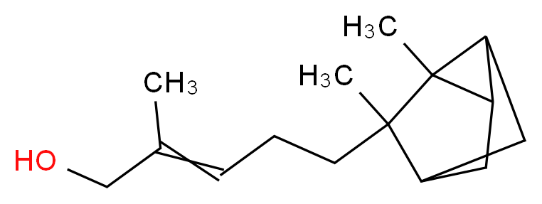 Α-Santalol_分子结构_CAS_115-71-9)