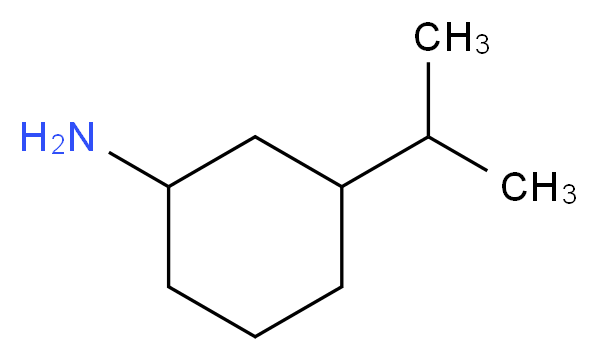 3-(propan-2-yl)cyclohexan-1-amine_分子结构_CAS_)