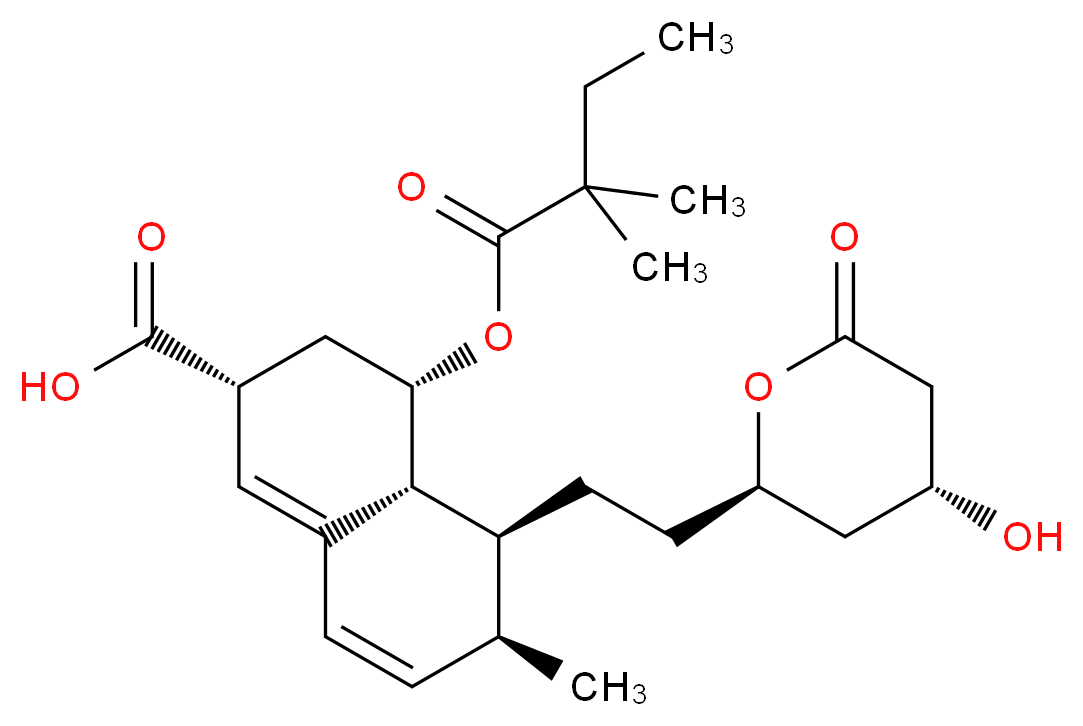 6'-Carboxy Simvastatin_分子结构_CAS_114883-30-6)