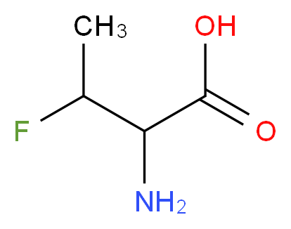 2-Amino-3-fluorobutanoic acid 97%_分子结构_CAS_50885-01-3)