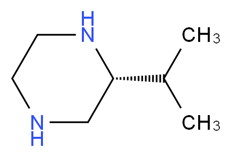 (2R)-2-(propan-2-yl)piperazine_分子结构_CAS_207284-25-1