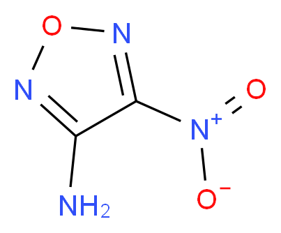 4-Nitro-1,2,5-oxadiazol-3-amine_分子结构_CAS_66328-69-6)