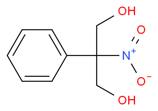 2-nitro-2-phenylpropane-1,3-diol_分子结构_CAS_5428-02-4