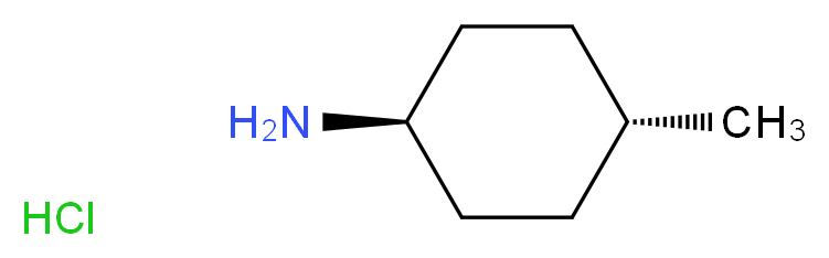 trans-4-Methyl-cyclohexylamine hydrochloride_分子结构_CAS_33483-65-7)