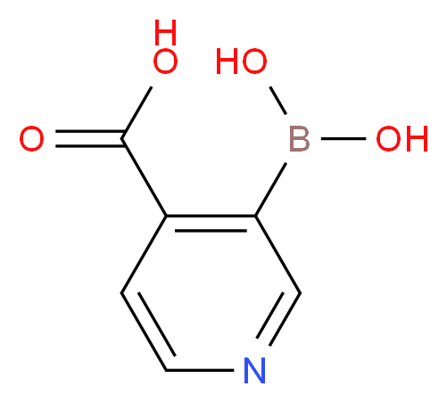 3-BORONOISONICOTINIC ACID_分子结构_CAS_1072946-05-4)