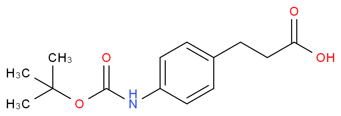 Boc-3-(4-aminophenyl)-propionic acid_分子结构_CAS_149506-05-8)