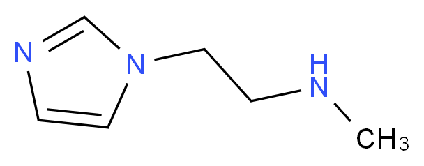 [2-(1H-imidazol-1-yl)ethyl](methyl)amine_分子结构_CAS_106891-44-5